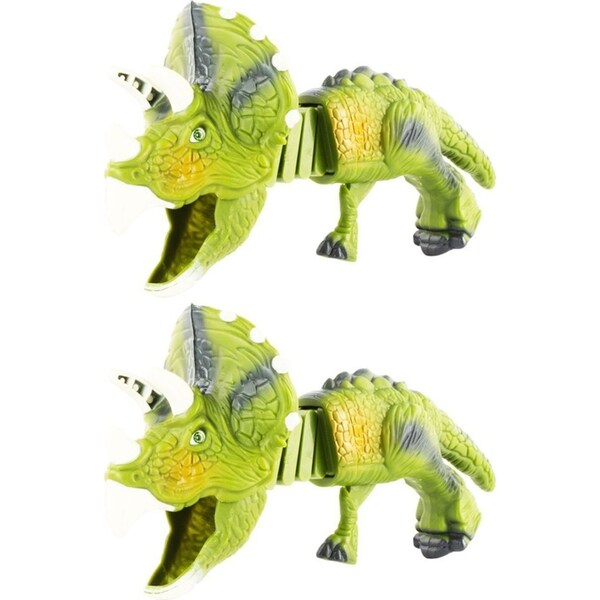 2x Pocket Money Fun 17cm Dino Grabbers Kids/Children Animal Play Toy Assorted 3+