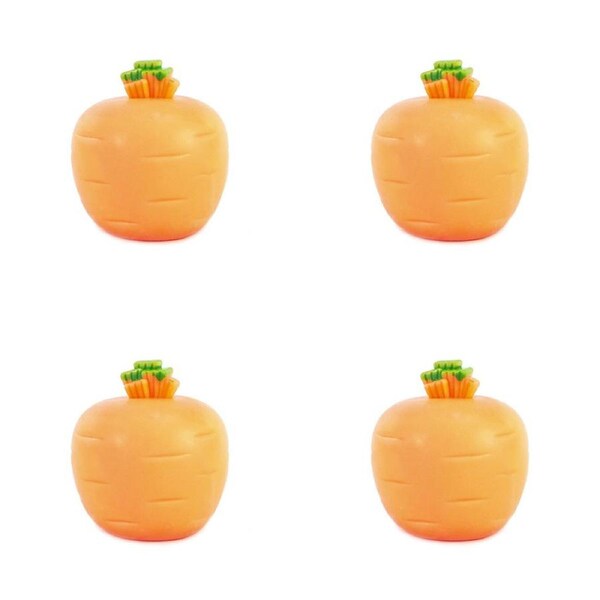 4x Pocket Money Fun 6.5cm Peek-A-Boo Bunny Kids/Children Squishy Sensory Toy 3y+