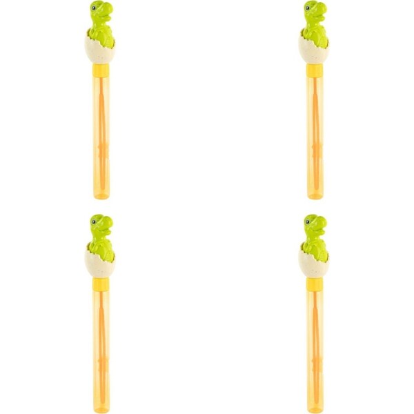 4x Pocket Money Fun Dinosaur Bubble Wand Kids/Children Outdoor Play Toy Asst 3y+