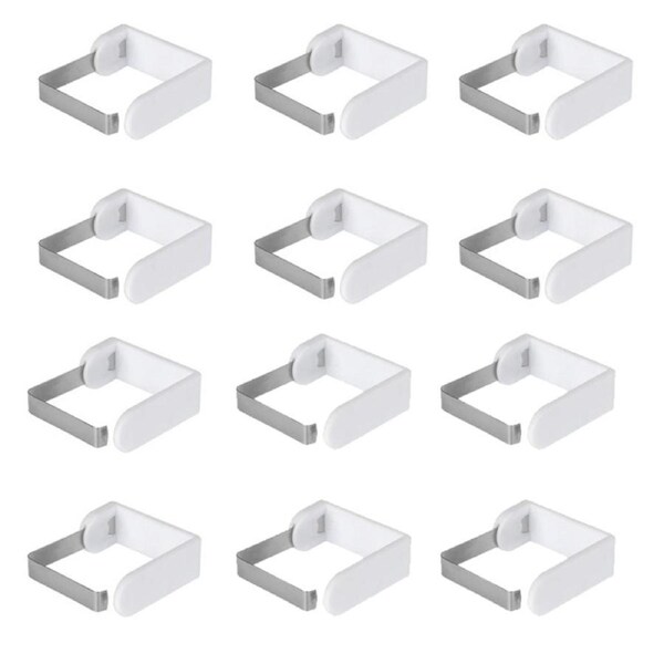 3x 4pce Tablecloth Clamps 4x5cm