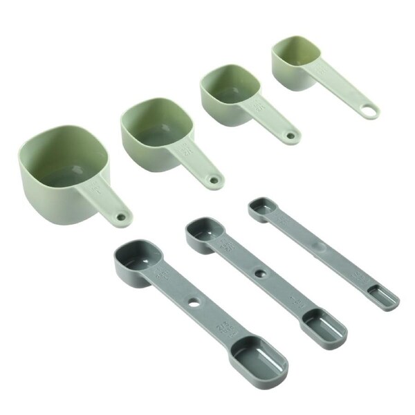 Gourmet Kitchen Modern Nesting Measuring Cup & Spoon Bundle