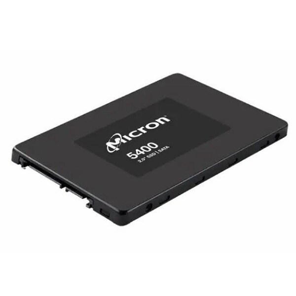 Micron 5400 PRO 3.84TB 2.5' SATA EnterpriseSSD 540R/520W MB/s 95K/33K IOPS 17520TBW 1.5DWPD 3M hrs MTTF AES 256-bit encryption Server Data Centre 5yrs