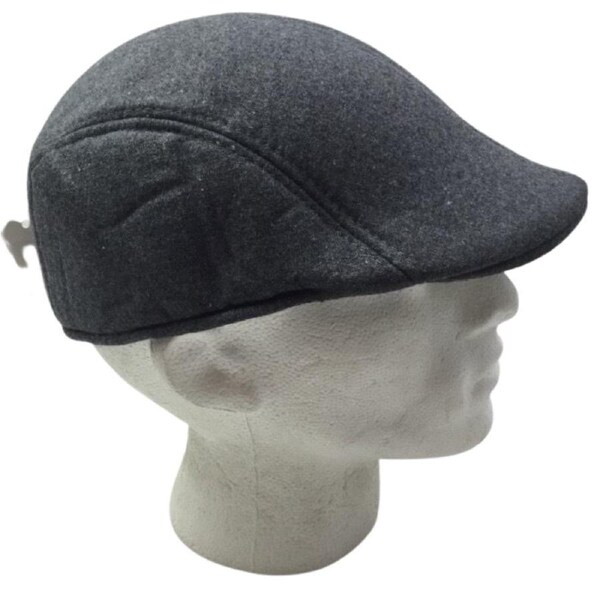 Mens Driving Cabbie Hat Gatsby 20s Ivy Cap Flat sboy Sun Flat Plain Colours Grey