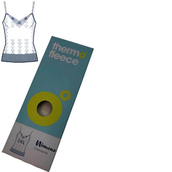 Womens Pure Merino Wool Pointelle Knit Camisole Thermal Top Cami Thermals Natural / XL