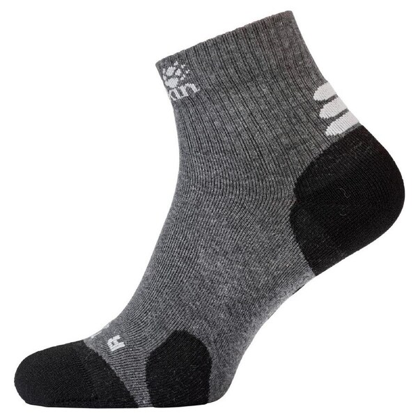 Jack Wolfskin Travel Organic Cotton Mid Cut Hiking Trekking Outdoor Ankle Dark Grey / 38-40