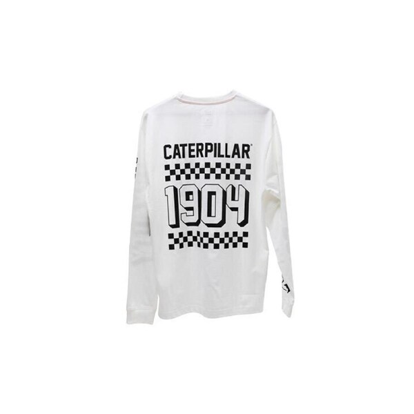 Caterpillar Long Sleeve Top Limited Edition T Shirt - White White / XS