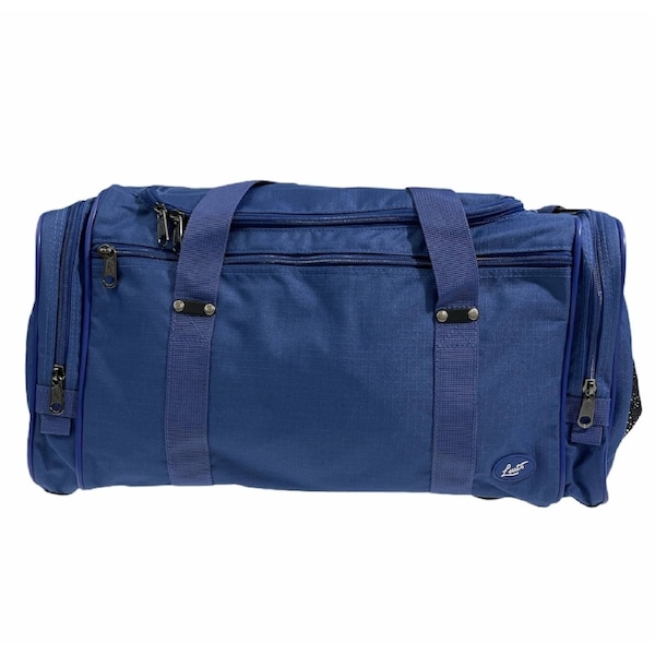 44L Travel Foldable Duffel Bag Gym Sports Luggage Travel Foldaway D-Zip Top School Bags Royal Blue