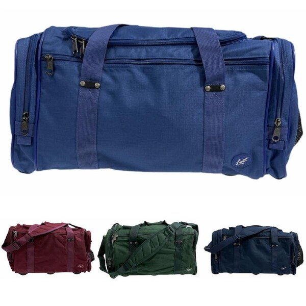 44L Travel Foldable Duffel Bag Gym Sports Luggage Travel Foldaway D-Zip Top School Bags Dark Navy