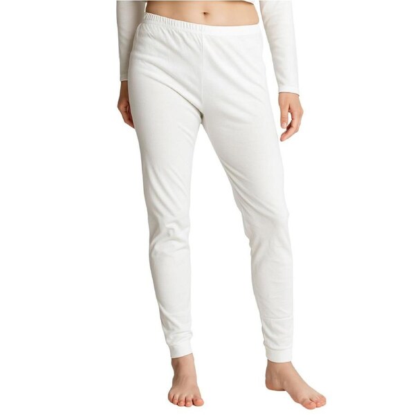 Womens Merino Wool Long Janes Thermal Underwear Layer Thermals Leggings Pants Beige / 18-20