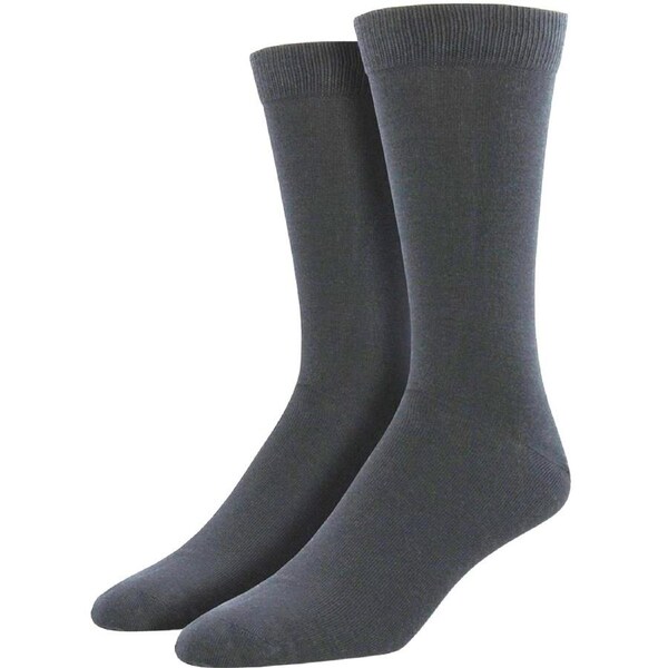 1 Pair Premium Bamboo Loose Top Socks Diabetic Diabetes Circulation Eco Sox Grey / 11-14