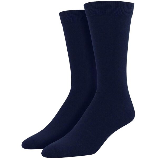 1 Pair Premium Bamboo Loose Top Socks Diabetic Diabetes Circulation Eco Sox Navy / 11-14