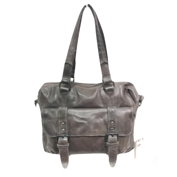 Mens Cow Washed Leather Bag Messenger Bag Vintage Travel Laptop Satchel EX03 Brown