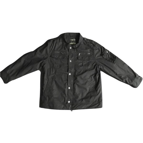 MENS PLUS SIZE JACKET King Extra Big & Tall Winter Coat 100% COTTON A797BT-160 Black / 2XL