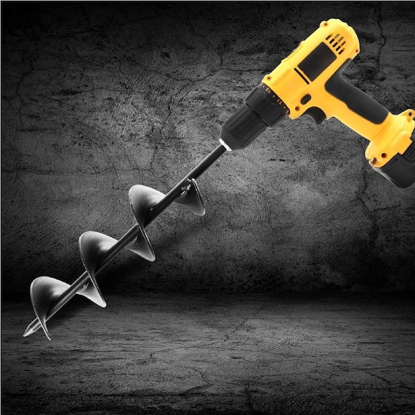 75mm x300mm&600mm Giantz Auger Drill Bit 75mmx300mm +600mm