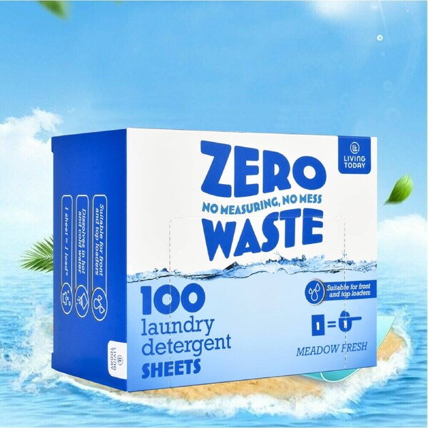 200 sheets Eco-friendly Ultra Portable Laundry Detergent Sheets 100PCS
