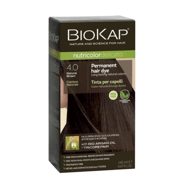 Biokap Delicato 4.0 Natural Brown Gentle Dye 140Ml