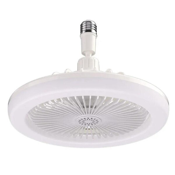 2 in 1 Ceiling Fan and E27 LED Light with Remote Control