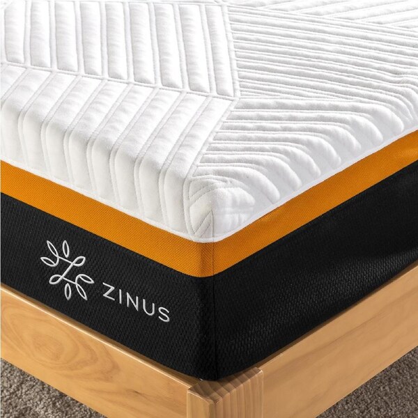 Zinus 25cm Memory Foam Pocket Spring Hybrid Mattress Queen