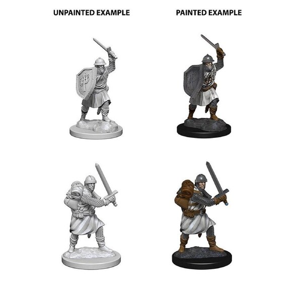Pathfinder Deep Cuts Unpainted Miniatures Infantrymen