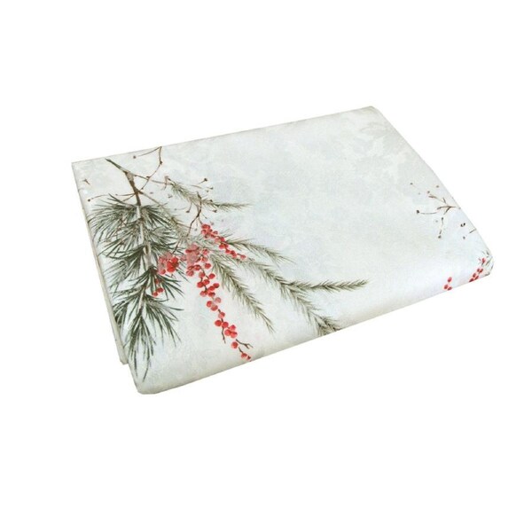 Emerson Cream Polyester Table Cloth Rectangular 152 x 213cm