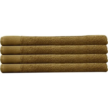 4pc Bambury Home Living Ultra soft Elvire Hand Towel Tobacco 40cm x 60cm