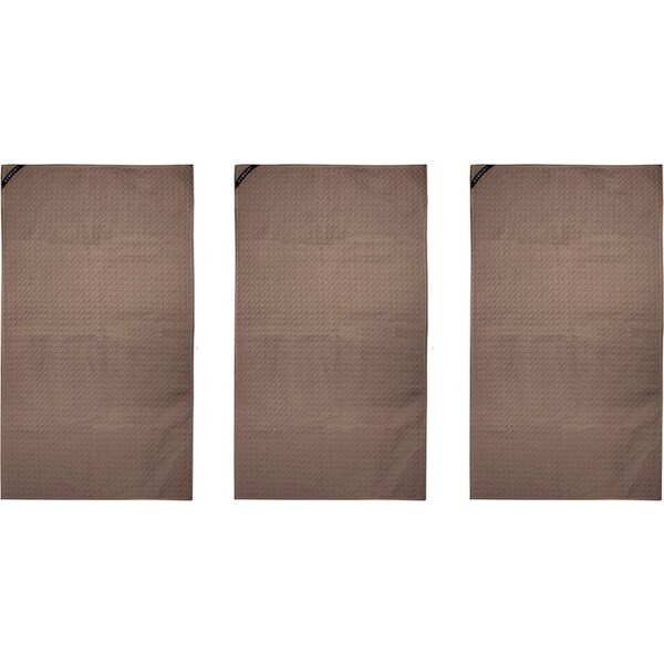 3x Bambury Matrix Workout Microfibre Gym Towel Small Woodrose 40 x 70cm Knitted