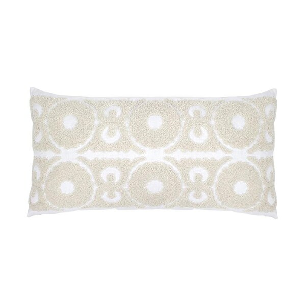 Bambury Home Decor Decorative Philippa Rectangle Cushion Pebble Cotton Woven