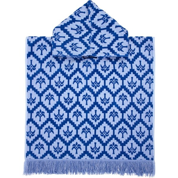 Bambury Home Living Ultra soft Cocos Kids Poncho Cobalt Ultra Soft