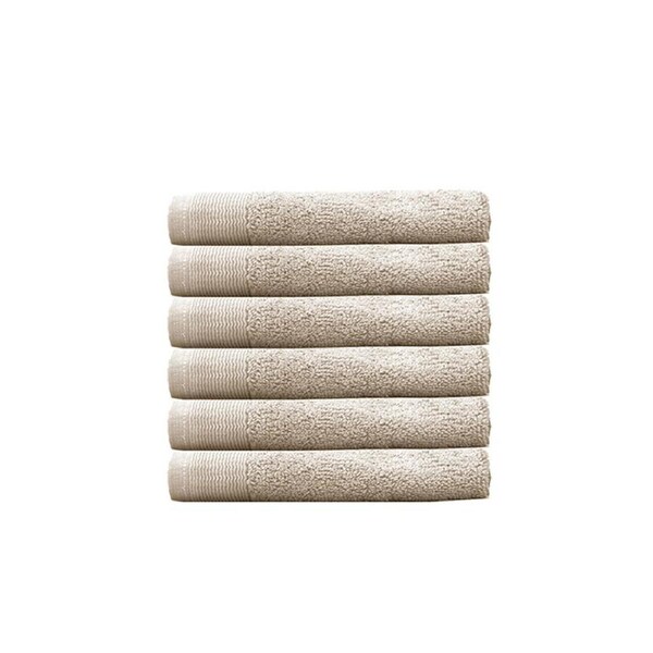 Bambury Ultra soft Elvire Face Washer Buff 33x33cm Cotton Woven Home Decor