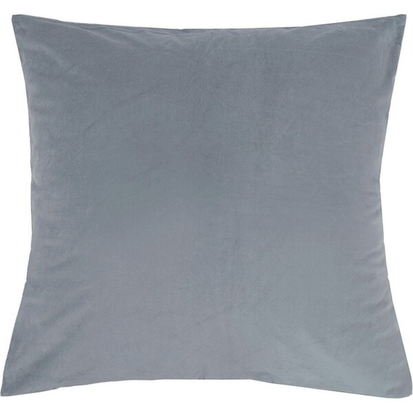 Bambury Home Living Decor Euro Pillowcase Velvet Steel Blue 65cm x 65cm