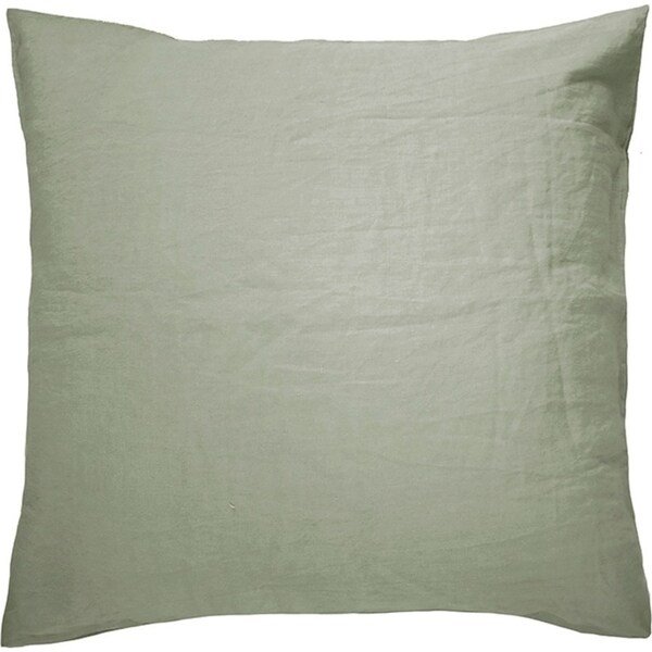 Bambury Home Living Decorative Linen Euro Pillowcase Pebble Woven 65 x 65cm