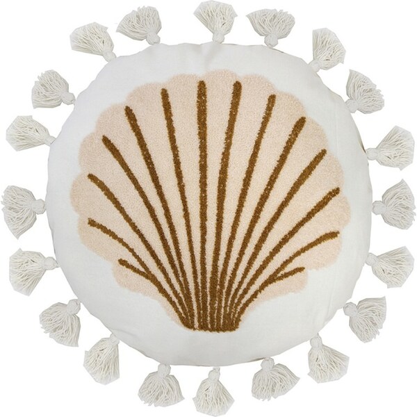 Bambury Decorative Koki Round Cushion 45 x 45cm Home Decor Cotton Woven