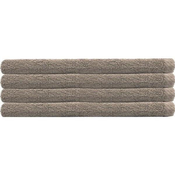 4pc Bambury Home Living soft Chateau Hand Towel 40x70cm Latte 40 x 70cm