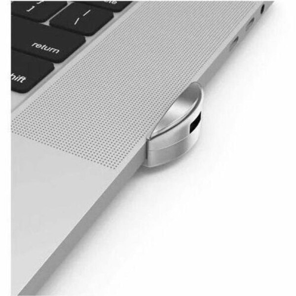 Ledge Lock Adapter for MacBook Pro 16" M1 & M2 Silver - for Security, MacBook Pro