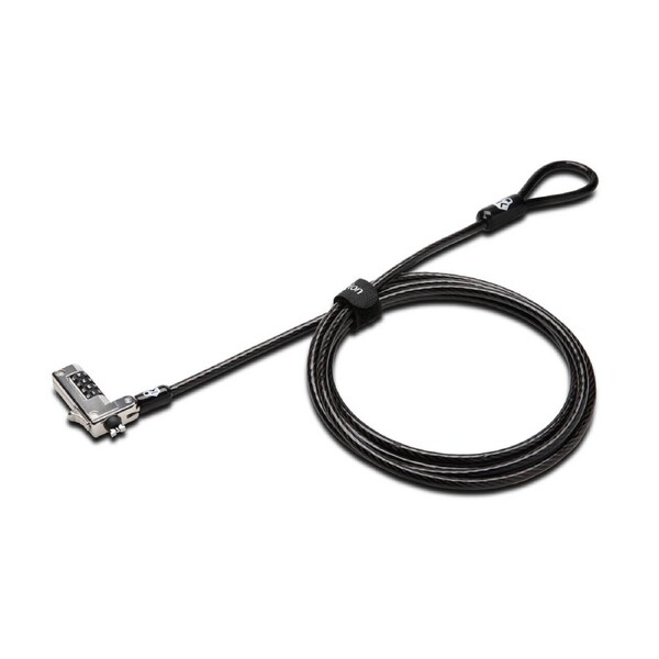 Kensington Cable Lock For Notebook - Resettable - 4-digit - Combination Lock - Carbon Steel - For Notebook