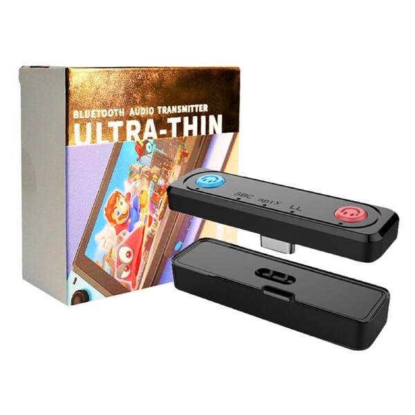 Ultra Thin Bluetooth Audio Transmitter for Nintendo Switch PS4 PS5 PC