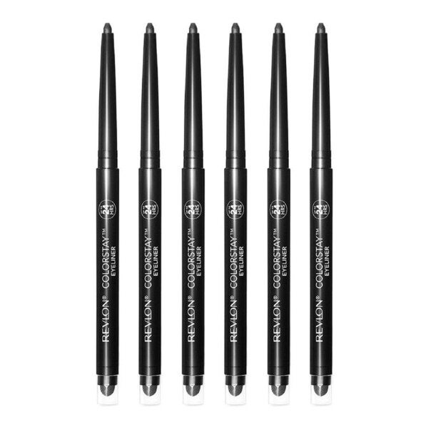 Revlon ColorStay Eyeliner Crayon 0.28g 211 SPARKLING BLACK - 6 pack