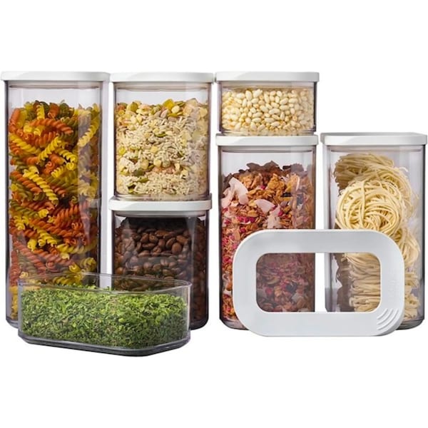 Mepal Modula Rectangular 7 Piece Starter Set Storage Box Set 7pc - White