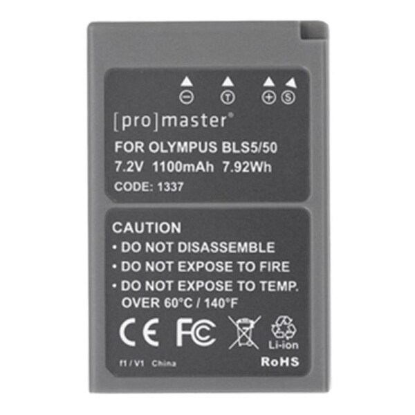 ProMaster Olympus BLS-50/BLS5 Lithium-Ion Battery