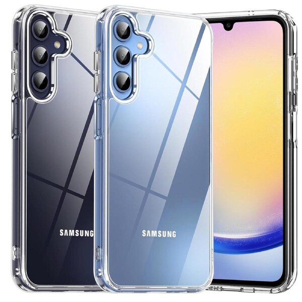Galaxy A25 5G Ultra Slim Crystal Clear Premium TPU Gel Back Case by MEZON – Shock Absorption, Wireless Charging Compatible (Galaxy A25 5G, Gel)