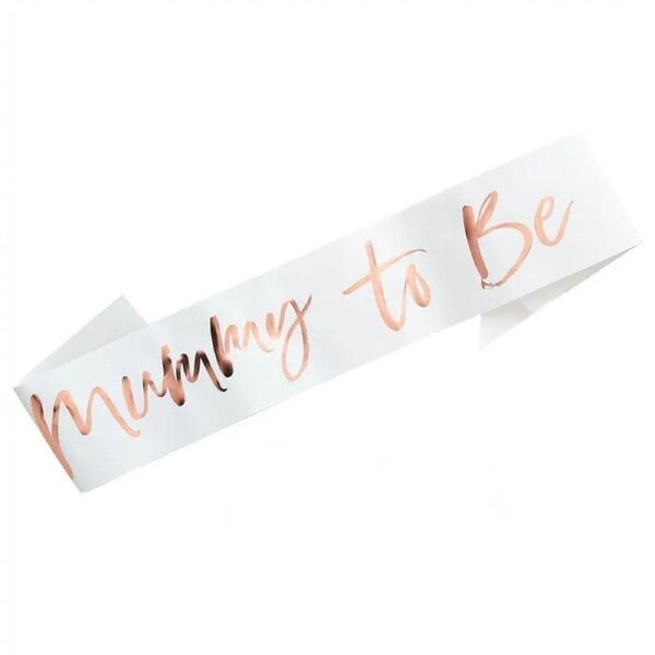 Mummy To Be Baby Shower Sash Gift Mum Mother Favours Party Decorations Supplies