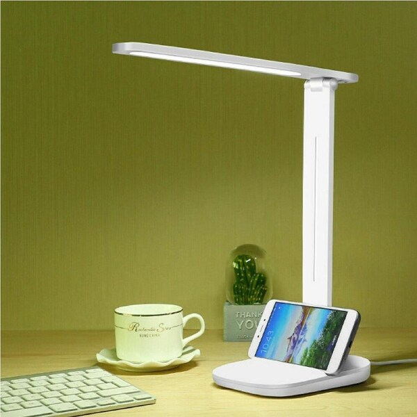 Touch LED Desk Lamp Bedside Study Reading Table Light USB Ports Dimmable