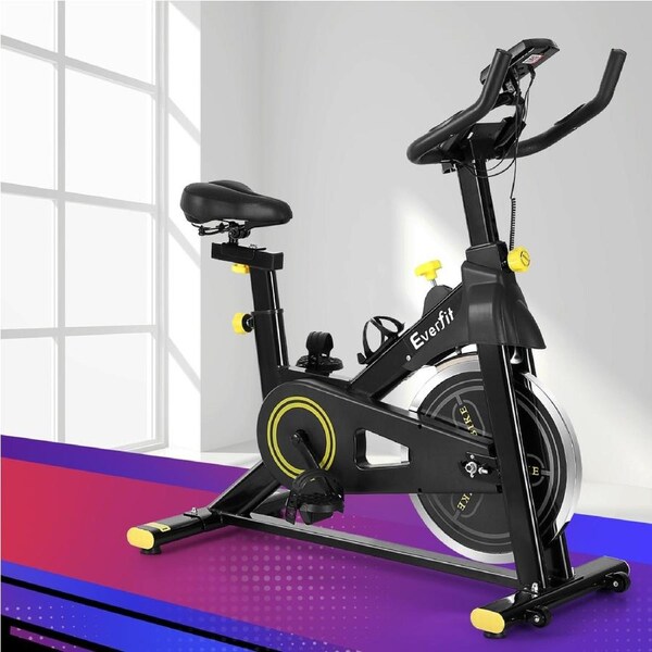 13kg Flywheel Everfit Spin Bike Exercise Bike Cardio Gym Bluetooth APP Connectable