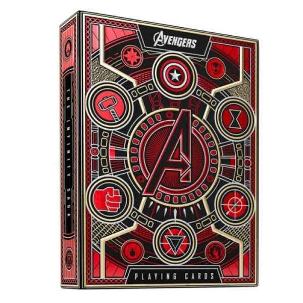 Theory 11 Avengers Reality Stone Red Playing Cards