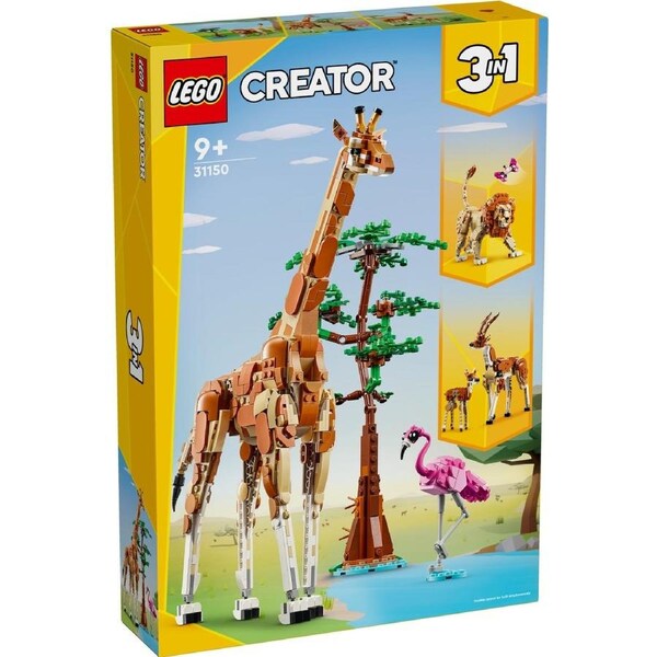 LEGO Creator Wild Safari Animals 3in1 Set 31150