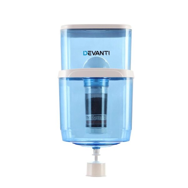 22L Water Cooler Dispenser Purifier Filter Bottle 6 Stage Filtration Container