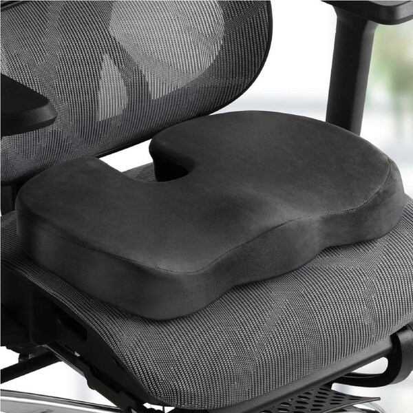 Giselle Seat Pillow Cushion Memory Foam Black