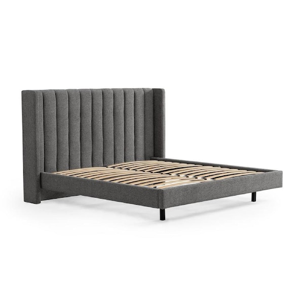 Hillsdale King Bed Frame - Spec Charcoal