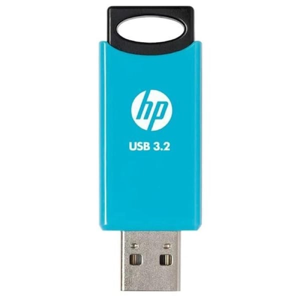 HP 712W 256GB Blue USB3.2 70MB/s Flash Drive Memory Stick Push-Pull Design External Storage for Win