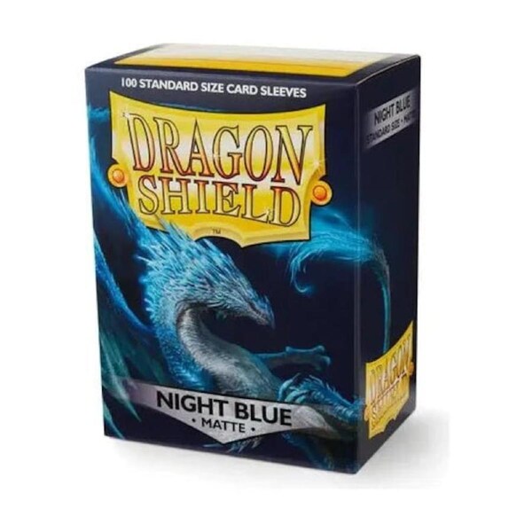 Dragon Shield - Standard Midnight Blue Matte Sleeves 100 pack